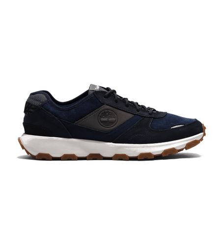 Til mænd. TB0A5YDR0191 Winsor Park navy lædersko med snørebånd og lave sko (40), Fast, Blonder, Casual, Blå - Timberland - Modalova