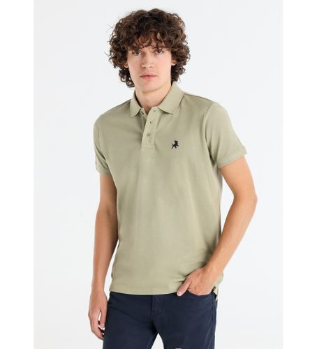 Til mænd. 130584000 Klassisk poloshirt med tyrelogo (S), Casual, Bomuld, Korte ærmer - Lois Jeans - Modalova