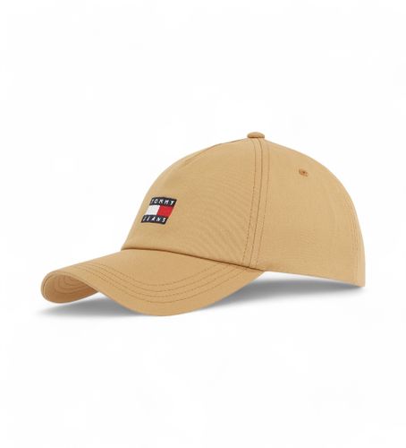 Til kvinder. AW0AW16991 Heritage-kasket med præget logo, (OSFA), Casual, Bomuld - Tommy Hilfiger - Modalova