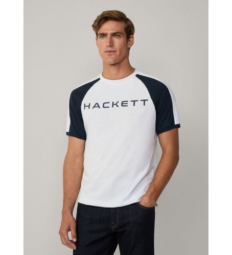 Til mænd. HM500869 T-shirt Multi (M), Casual, Bomuld, Korte ærmer - Hackett London - Modalova