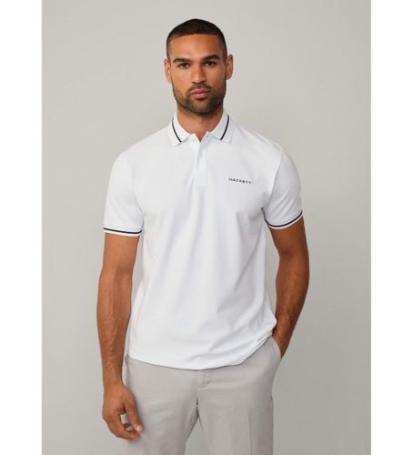 Til mænd. HM563397 HS Tipped polo shirt (XL), Casual, Bomuld, Korte ærmer - Hackett London - Modalova