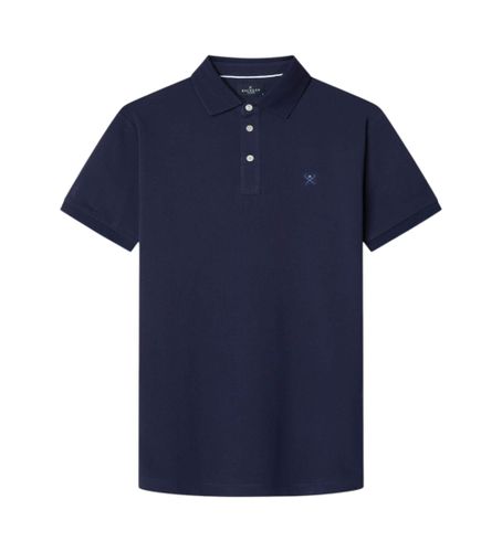 Til mænd. HM563437 Swim Trim Arch navy polo shirt (S), Casual, Bomuld, Korte ærmer - Hackett London - Modalova