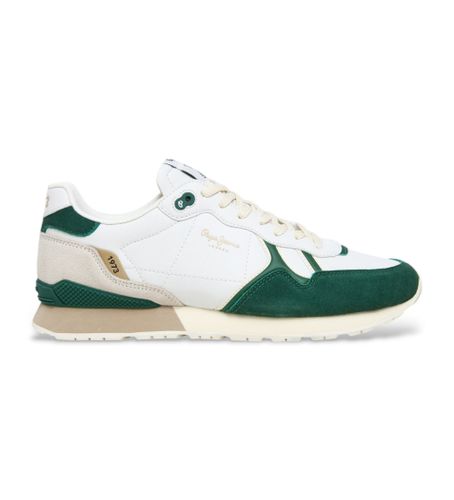Til mænd. PMS40032 Brit Ivy lædersko , (40), Fast, Blonder, Casual - Pepe Jeans - Modalova