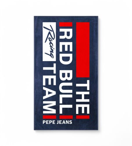 Til mænd. RMB10009 Team RBR blåt håndklæde (OSFA), Afslappet, Bomuld, Badetøj - Red Bull Racing x Pepe Jeans - Modalova