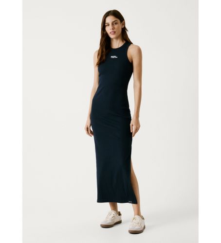 Til kvinder. RL950003 Printet logokjole navy (XS), Casual, Bomuld, Uden ærmer/stropper - Red Bull Racing x Pepe Jeans - Modalova