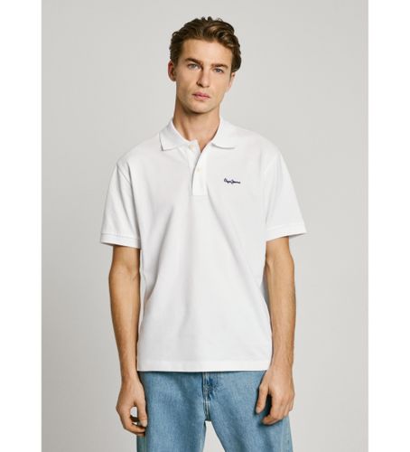 Til mænd. PM542298 Essential Contrast polo shirt (L), Casual, Bomuld, Korte ærmer - Pepe Jeans - Modalova