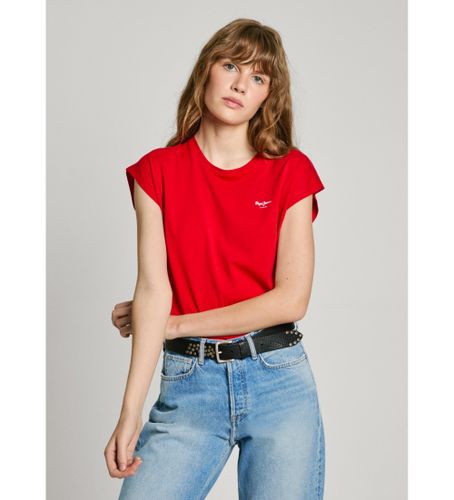 Til kvinder. PL506030 Blooma T-shirt (XL), Casual, Bomuld, Korte ærmer - Pepe Jeans - Modalova