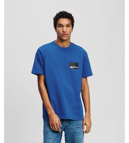 Til mænd. A1M17001 T-shirt Illustration small (S), Casual, Bomuld, Korte ærmer - Karl Lagerfeld - Modalova