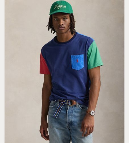 Til mænd. 710852665008 T-shirt med lomme og klassisk pasform (M), Casual, Bomuld, Korte ærmer - Polo Ralph Lauren - Modalova