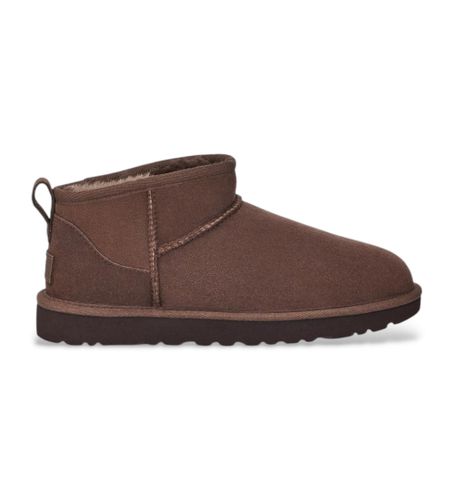 Til kvinder. 1116109 Klassiske Ultra Mini brune læderstøvler (36), Fast, Ingen, Casual - UGG - Modalova