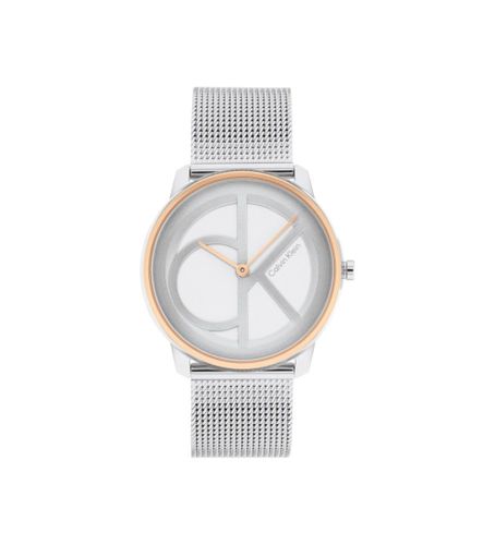 Til kvinder. 25200033 Iconic Mesh ur (OSFA), Casual, BH, Rustfrit stål - Calvin Klein - Modalova