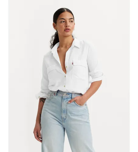 Til kvinder. A7467-0006 Doreen Utility Shirt (S), Casual, Viscose, Lange ærmer - Levi's - Modalova