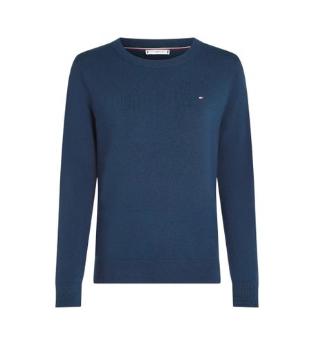 Til kvinder. WW0WW44984 trøje med rund hals (L), Casual, Bomuld - Tommy Hilfiger - Modalova