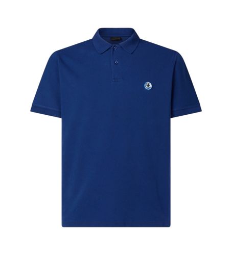 Til mænd. DR1213M-BATE20 Marine Ovid Polo (M), Casual, Bomuld, Korte ærmer - Save The Duck - Modalova