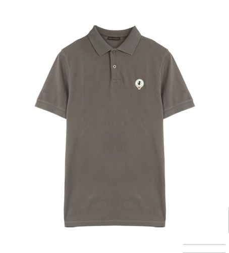 Til mænd. DR1213M-BATE20 Ovids grågrønne poloshirt (XL), Casual, Bomuld, Korte ærmer - Save The Duck - Modalova