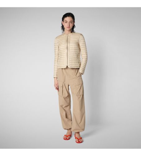 Til kvinder. D30614W-IRIS20 Jakke Carina (L), Casual, Nylon, Lange ærmer - Save The Duck - Modalova