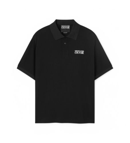 Til mænd. 78GAG623-J0003 Polo Standard Logo (S), Casual, Bomuld, Korte ærmer - Versace Jeans Couture - Modalova