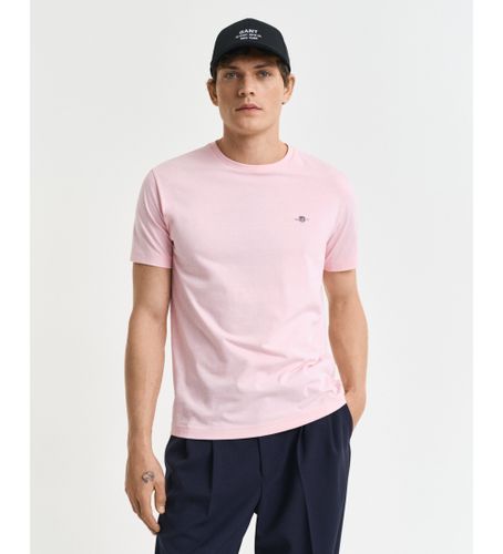 Til mænd. 2003184 T-shirt Regular Fit Shield (L), Casual, Bomuld, Korte ærmer - Gant - Modalova