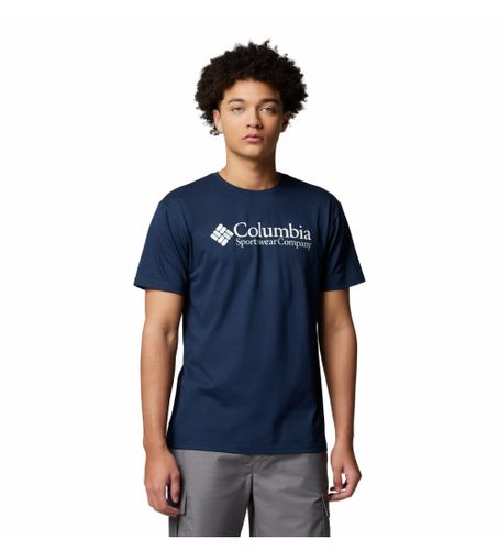 Til mænd. 1680053462 T-shirt Csc Basic Logo navy (S), Casual, Korte ærmer, Økologisk bomuld, Bæredygtig - Columbia - Modalova