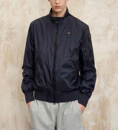 Til mænd. 25SBLUC01209 Marine Brahms skifter bombefly (S), , Casual, Polyester - Blauer - Modalova
