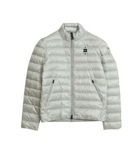 Til mænd. 25SBLUC03011 Koreansk jakke med krave austin grey (S), Casual, , Polyester - Blauer - Modalova