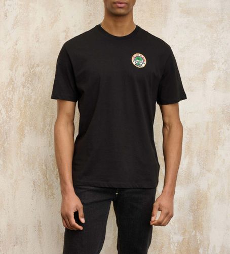 Til mænd. 25SBLUH02274 Miami Addington T-shirt (S), Casual, Bomuld, Korte ærmer - Blauer - Modalova