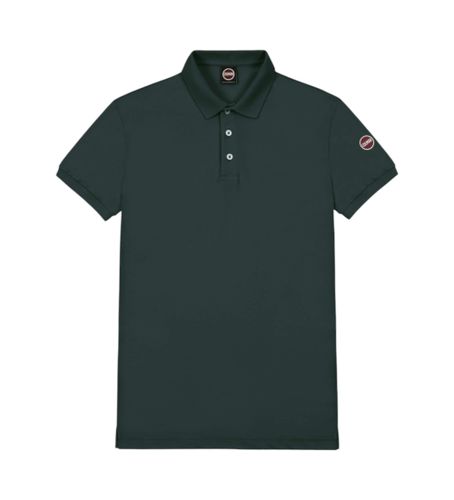 Til mænd. 7646-4SH Poloshirt med grønt logo (L), Casual, Bomuld, Korte ærmer - Colmar - Modalova