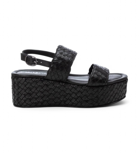 Til kvinder. 16223204-NEGRO Sandaler i 162232 (37), 5-8 cm, Spænder, Casual - Carmela - Modalova