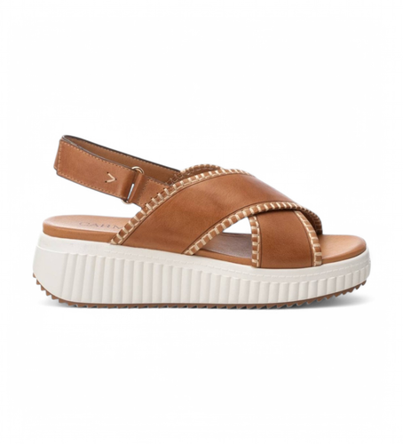 Til kvinder. 16224401-CAMEL Sandaler i 162244 (37), 3-5 cm, Velcro, Casual - Carmela - Modalova