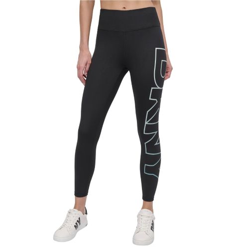 Til kvinder. DP5P3605 Strømpebukser Logo (XS), Sport, Multisport, Polyester - DKNY - Modalova