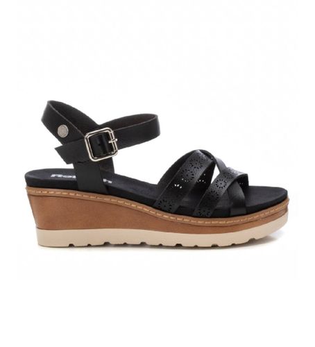 Til kvinder. 17268205-NEGRO Sandaler 172682 (39), 5-8 cm, Spænder, Casual - Refresh - Modalova