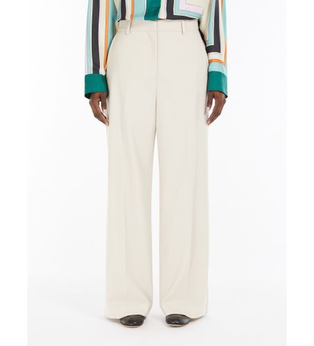 Til kvinder. 2515131141600 Angola palazzobukser (38), Beige, Casual, Bomuld - Weekend Max Mara - Modalova