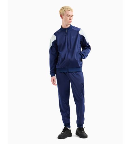 Til mænd. 7M000275_AF12449 Træningsdragt 7 Lines i blåt teknisk stof (L), Casual, Sport, Multisport, Polyester, Lange ærmer - EA7 - Modalova