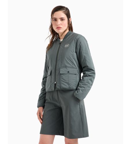 Til kvinder. 7W000217_AF12954 Let quiltet nylonjakke i stretch Golf Pro grey (3XL), Casual, Sport, , Multisport, Polyester - EA7 - Modalova