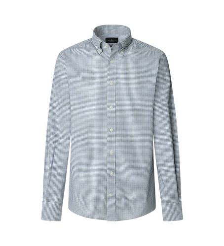Til mænd. HM3010271 Slim fit Poplin-skjorte (3XL), Casual, Bomuld, Lange ærmer - Hackett London - Modalova