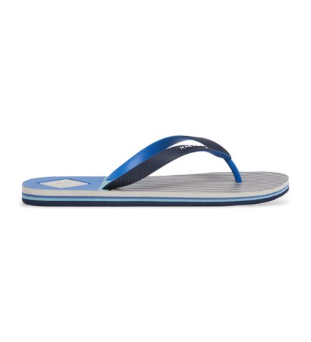Til mænd. HMS21460 Flip Flops Capri Divided navy (40), Fast, Ingen, Badetøj, Blå - Hackett London - Modalova
