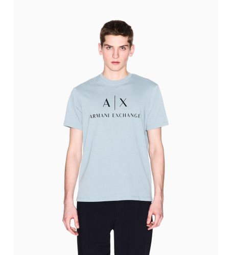 Til mænd. 8NZTCJZ8H4ZU9212 regular fit T-shirt (L), Casual, Bomuld, Korte ærmer - Armani Exchange - Modalova