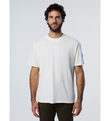 Til mænd. 692848 Chunky strikket T-shirt (S), Casual, Korte ærmer, Økologisk bomuld, Bæredygtig - North Sails - Modalova