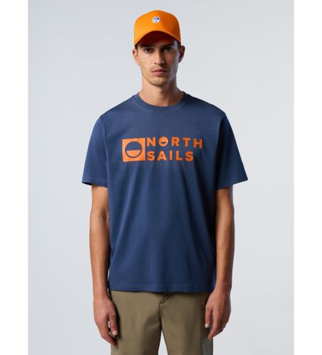 Til mænd. 693028 Grafisk kortærmet T-shirt (S), Casual, Bomuld, Korte ærmer - North Sails - Modalova