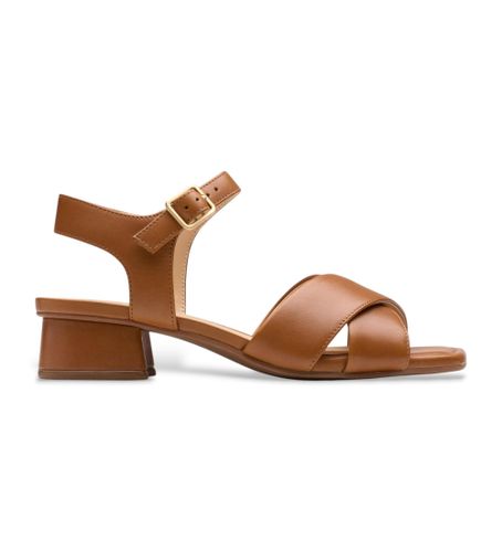 Til kvinder. 26181346 Brune sandaler i Serina35 Cross (36.5), 1-3 cm, 5-8 cm, Spænder, Casual - Clarks - Modalova