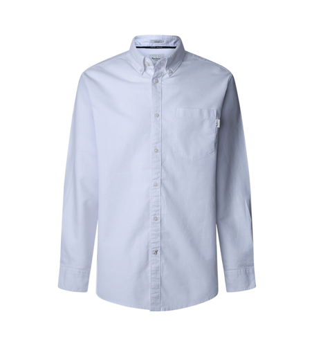 Til mænd. PM308843 Andrew skjorte (XXL), Casual, Bomuld, Lange ærmer, Bæredygtig - Pepe Jeans - Modalova