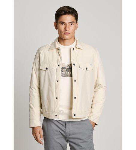 Til mænd. PM403102 Jakke Mambru ecru (L), Casual, Polyester - Pepe Jeans - Modalova