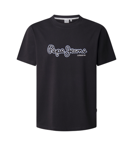 Til mænd. PM509721 Dorian T-shirt (L), Casual, Bomuld, Korte ærmer, Bæredygtig - Pepe Jeans - Modalova