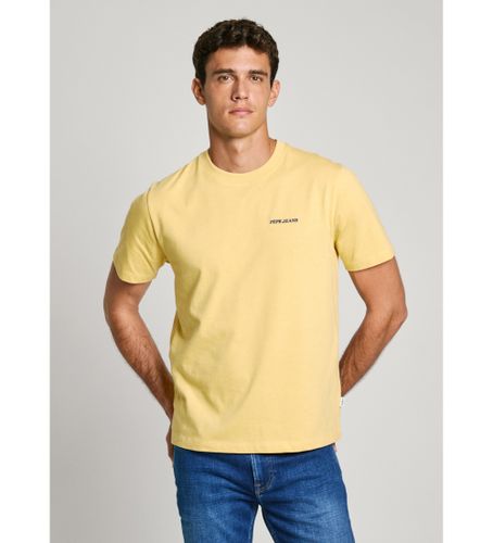 Til mænd. PM509726 Damian T-shirt (L), Casual, Bomuld, Korte ærmer - Pepe Jeans - Modalova