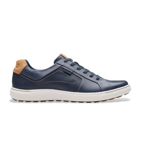 Til mænd. 26176887 Mapstone Lace navy træningssko i (39.5), Fast, Blonder, Casual, Blå - Clarks - Modalova