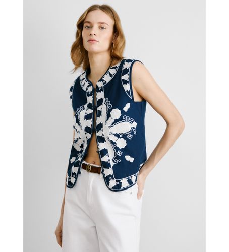 Til kvinder. PL402531 Vesten Heaven navy (XS), Casual, Bomuld - Pepe Jeans - Modalova