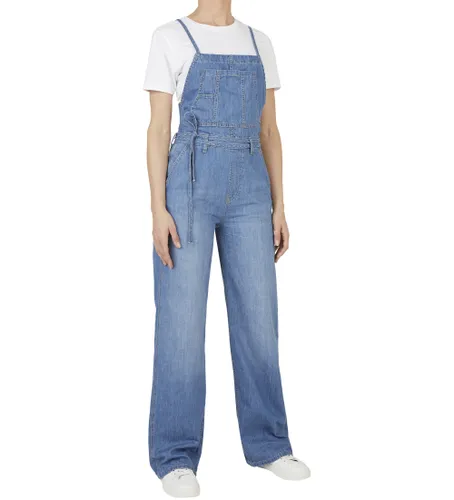 Til kvinder. PL230519 Janice-langbukser (26), Casual, Bomuld, Denim, Uden ærmer/stropper - Pepe Jeans - Modalova