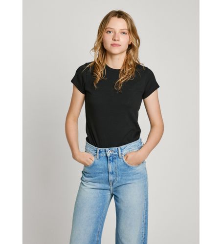 Til kvinder. PL506037 Merida T-shirt (S), Casual, Bomuld, Korte ærmer - Pepe Jeans - Modalova