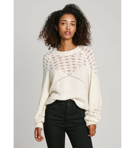 Til kvinder. PL702241 Naina-trøje off-white ecru (XS), , Casual, Akryl - Pepe Jeans - Modalova