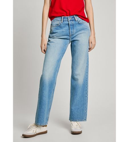 Til kvinder. PL204901MS7 Jeans lige Hw Robyn (28/30), Casual, Bomuld, Denim, Bæredygtig - Pepe Jeans - Modalova
